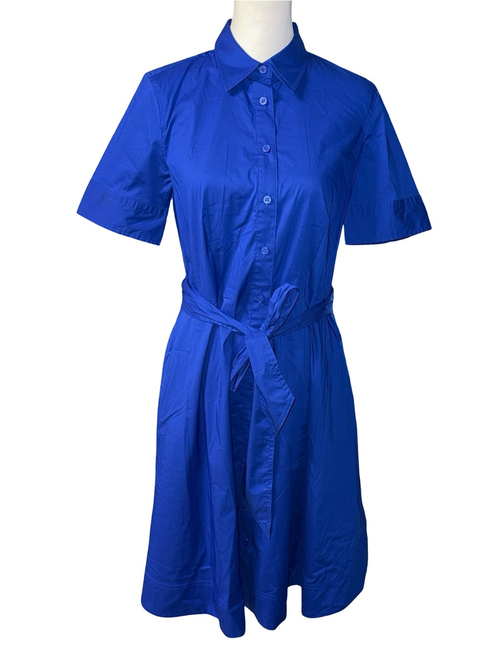 Lauren Ralph Lauren Finnbarr Belted Cotton Blend Shirtdress women’s sz 4 NWT new